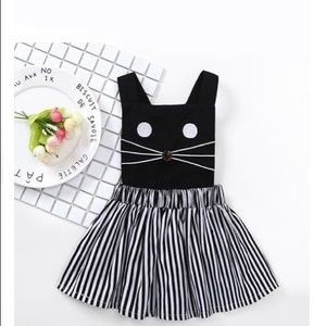 Baby girl cat jumper dress